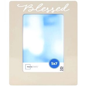 5x7" Blessed Wooden Picture Frame Desktop or Hanging